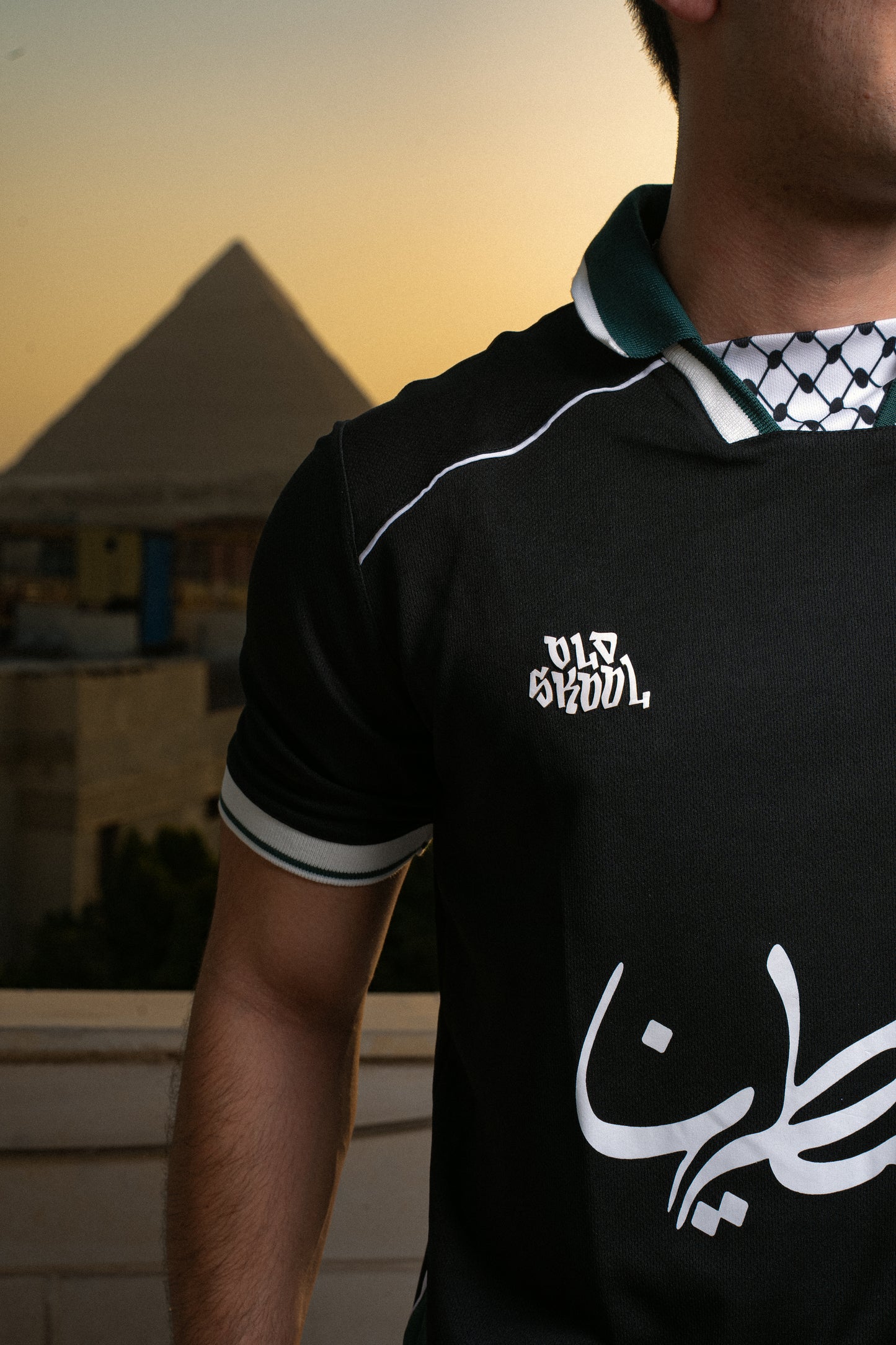 Oldskool Palestine Jersey - Midnight Edition